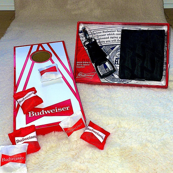 Budweiser Other - Budweiser Wallet & Bags Set